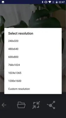 Photo Resizer android App screenshot 3